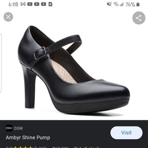 Clarks Ambyr Shine size 11